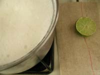 Milk, Lime and Cheesecloth