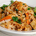 Rice Noodles with Tofu in Fiery Peanut Sauce