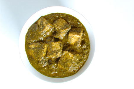 Palak Tofu (Soy Spinach)