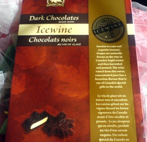Dark Chocolate Made With Icewine 