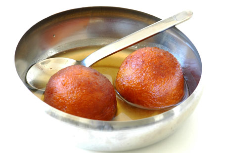 Kova Gulab Jamuns with Sweet Potato