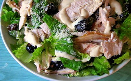 Lisa's Chicken Ceaser Salad ~ from Sajeda of Chachi's Kitchen