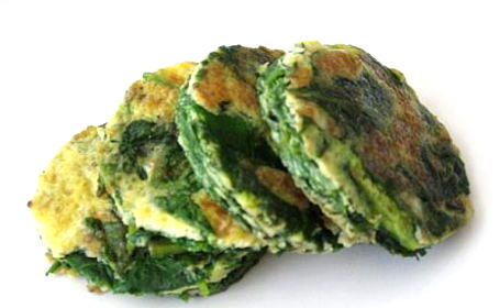Spinach-Egg Cookies ~ from Tigerfish of Teczcape