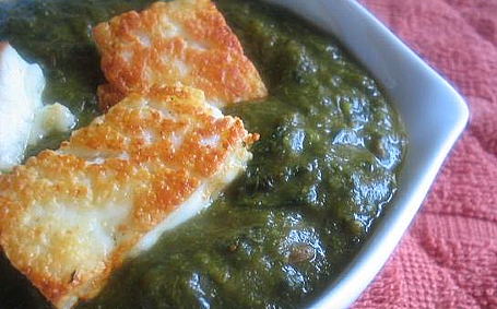 Swiss Chard and Spinach Blend with Paneer ~ from Trupti of The Spice Who Loved Me