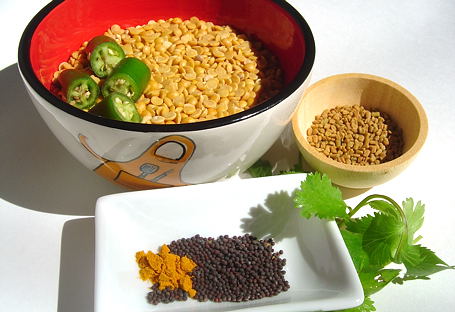 Ingredients for Dal-Methi ~ from Anjali's Kitchen