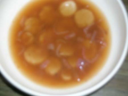 Chama Dumpala Rasam (Taro Root Soup)