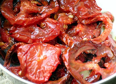 Oven Dried Tomatoes in Olive Oil