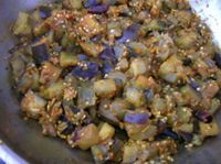 Eggplant curry 